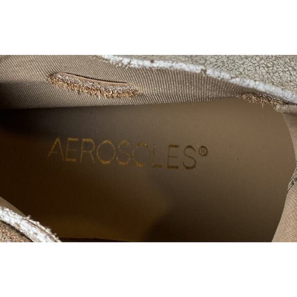 Aerosoles Sing Song Tan Leather Drawstring Bootie - Picture 7 of 8